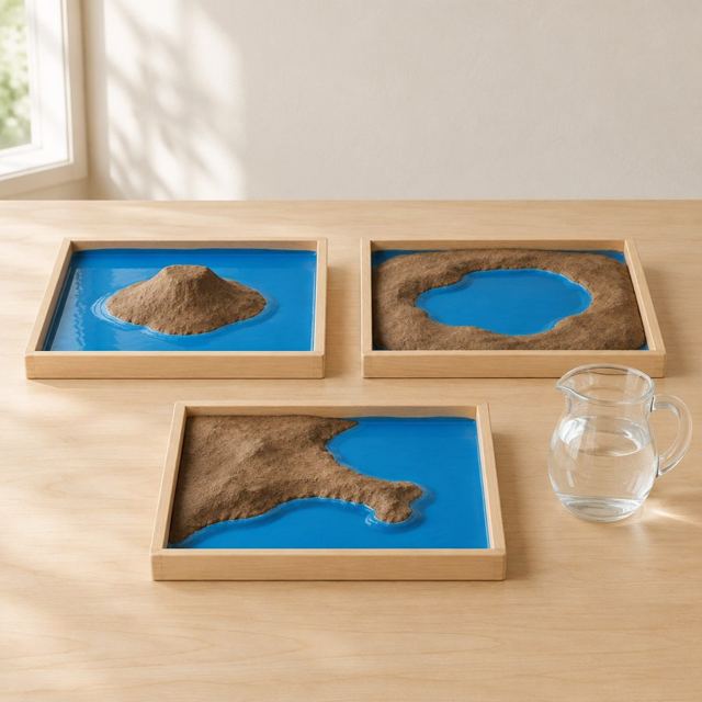 Land and water forms